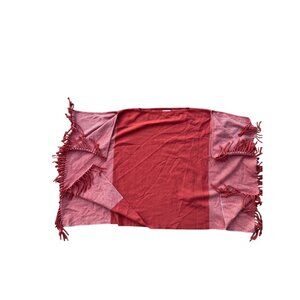 Universal Thread Red & Pink Fringe Scarf OSFM